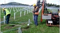 Construction of solar power systems